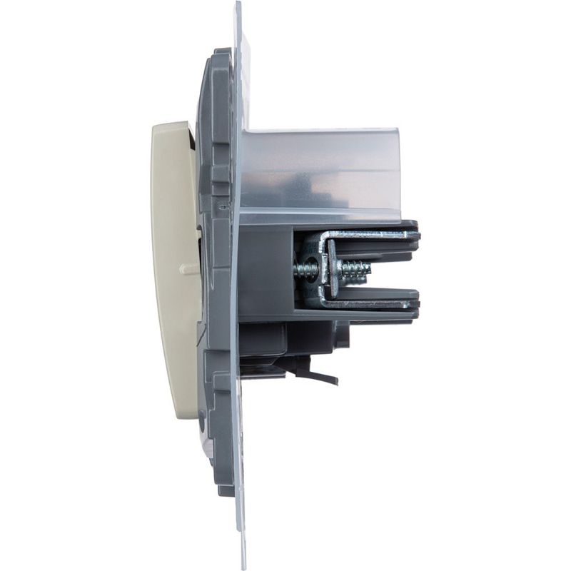  Переключатель 1-кл. Etika 10А IP44 250В безвинтов. зажимы сл. кость IEK 672307 фото в каталоге от BTSprom.by