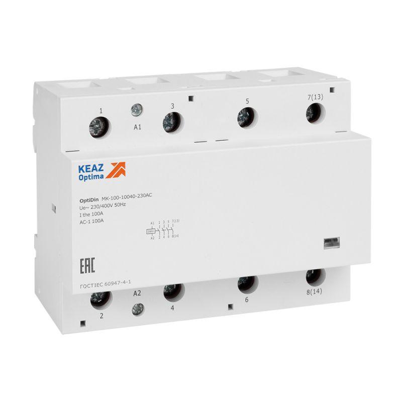 контактор модульный optidin mk-100-10004-24ac кэаз 321258 от BTSprom.by