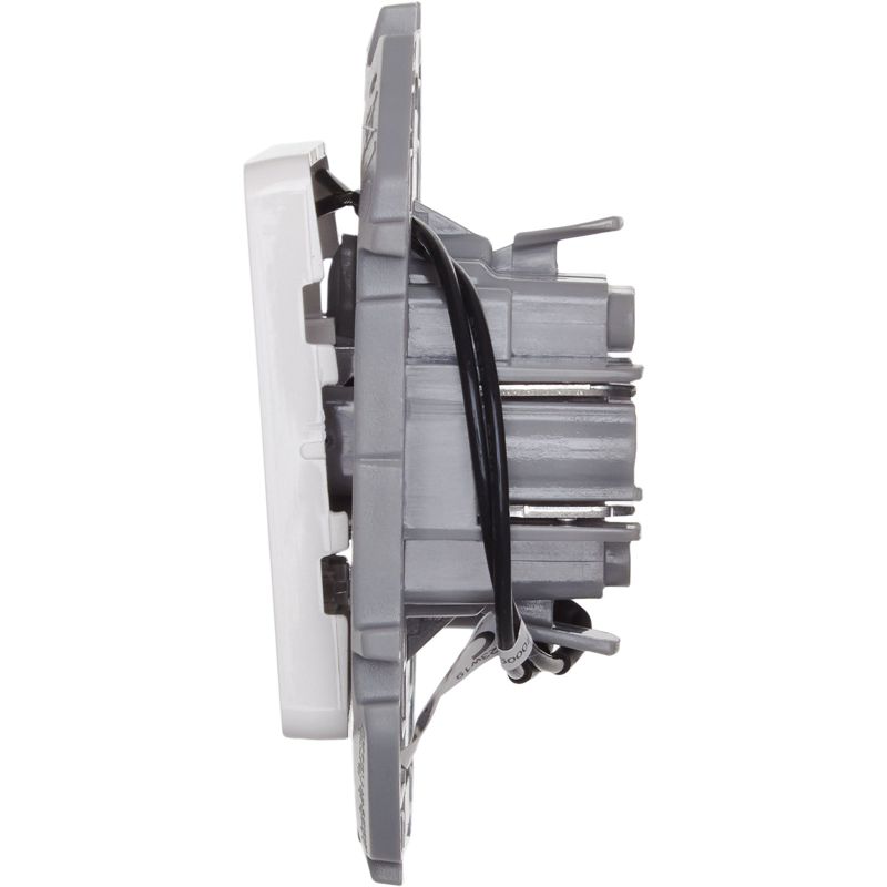  Выключатель 1-кл. Inspiria 10А IP20 250В 10AX с подсветкой/индикацией механизм бел. IEK 673610 фото в каталоге от BTSprom.by