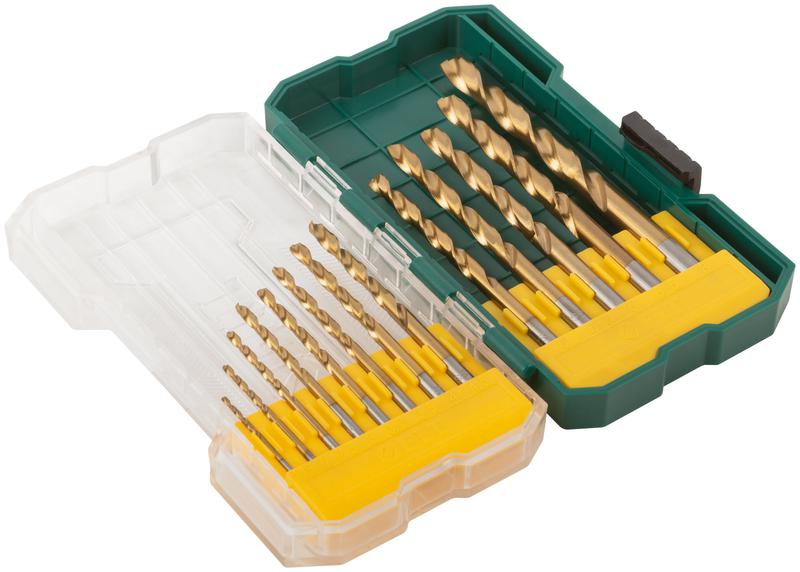  Набор сверл HSS по металлу 1.5; 2; 2.5; 3; 3.2; 3.5; 4; 4.5; 5; 5.5; 6; 6.5; 8мм покрытие титан. (13 предметов) FIT 34216 фото в каталоге от BTSprom.by