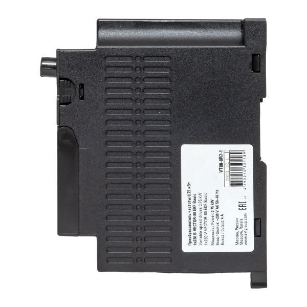  Преобразователь частоты 0.75кВт 1х230В VECTOR-80 Basic EKF VT80-0R7-1 фото в каталоге от BTSprom.by