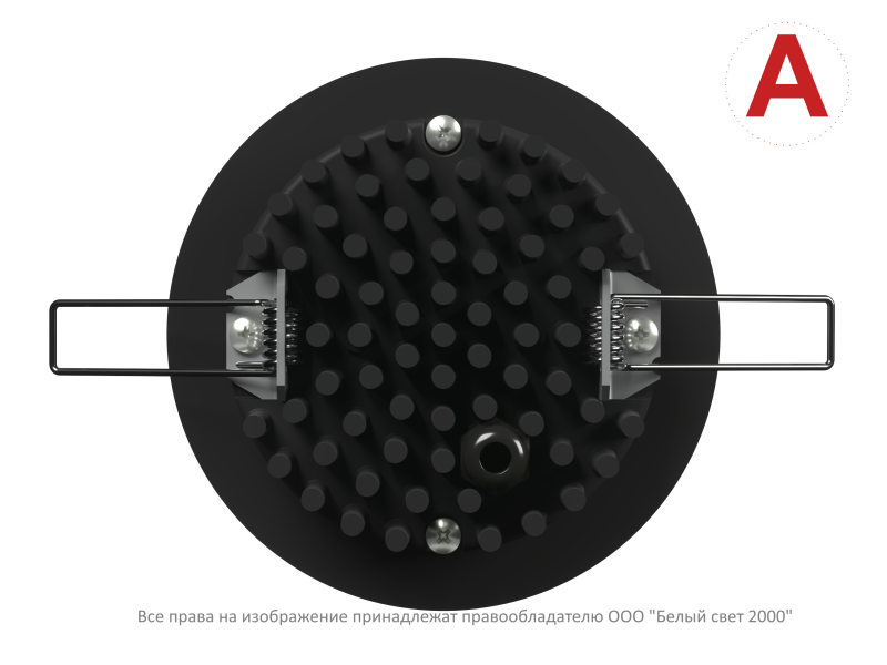  Светильник аварийный BS-ARUNA-53-L1-INEXI2 IP40 Black Белый Свет a31871 фото в каталоге от BTSprom.by