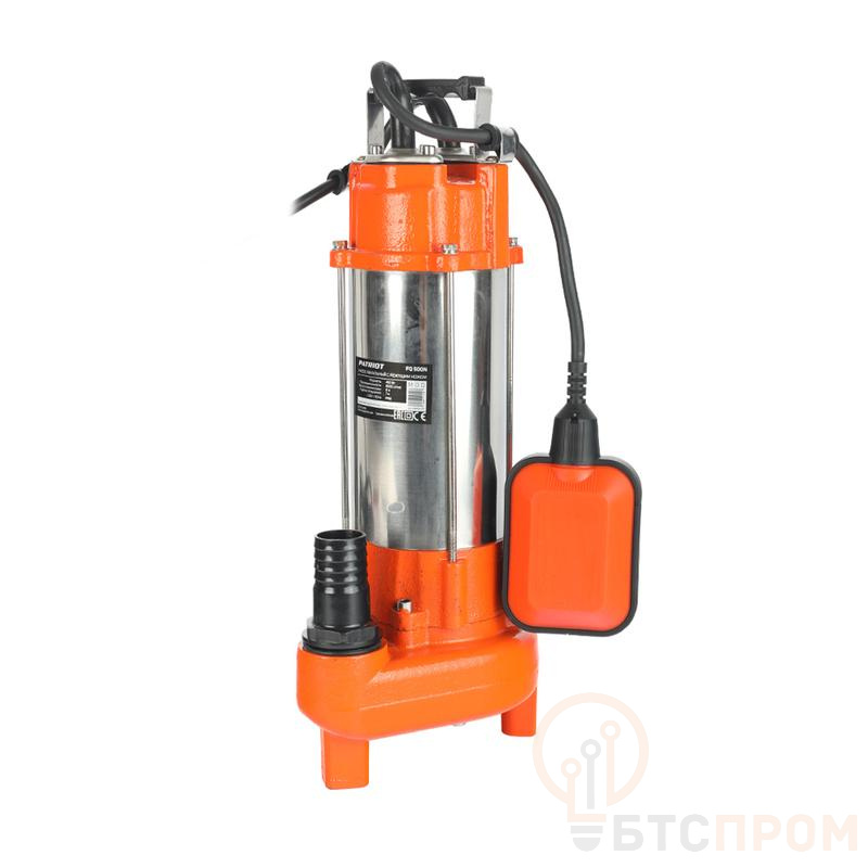 Насос дренажный FQ500 N с ножом для грязной воды корпус-чугун 500Вт 8000л/ч PATRIOT 315302419 фото в каталоге от BTSprom.by  Насос дренажный FQ500 N с ножом для грязной воды корпус-чугун 500Вт 8000л/ч PATRIOT 315302419 фото в каталоге от BTSprom.by