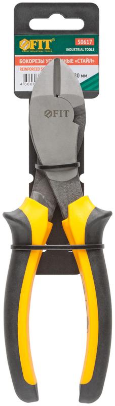  Бокорезы усиленные "Стайл" мягкие прорезин. ручки молибденовое покрытие 180мм FIT 50617 фото в каталоге от BTSprom.by