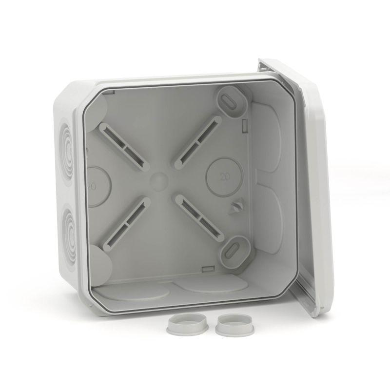коробка ответвительная с 8+2 каб. вводами d25/20мм ip55 100х100х50мм dkc 53800 от BTSprom.by