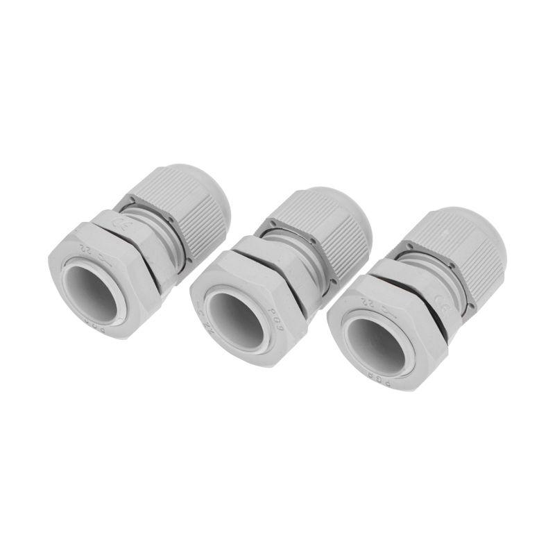  Ввод кабельный PG-9 (4-8мм) сер. комплект (уп.3шт) Rexant 07-8009-A3 фото в каталоге от BTSprom.by