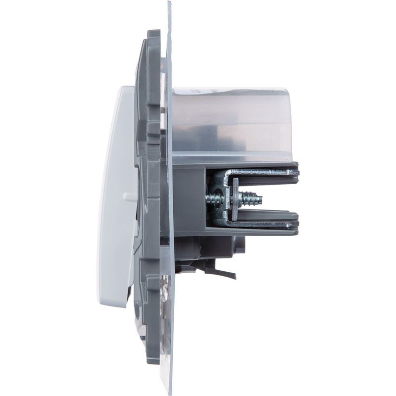  Переключатель 1-кл. Etika 10А IP44 250В безвинтов. зажимы бел. IEK 672207 фото в каталоге от BTSprom.by