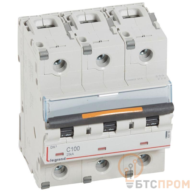 Выключатель автоматический модульный 3п C 100А 25кА DX3 Leg 409789 фото в каталоге от BTSprom.by  Выключатель автоматический модульный 3п C 100А 25кА DX3 Leg 409789 фото в каталоге от BTSprom.by
