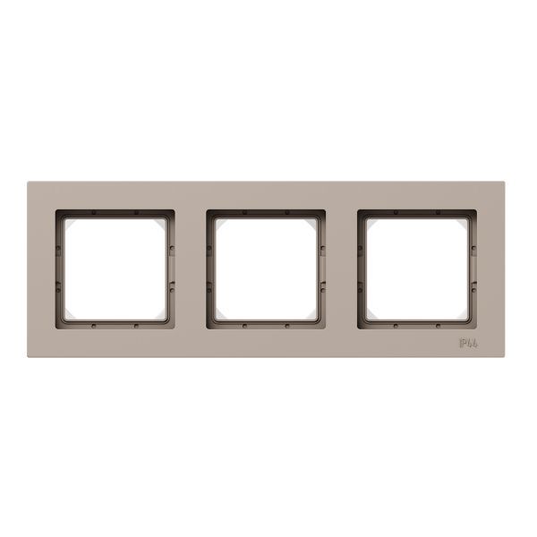 рамка 3-м эпика ip44 пластик крем. ekf up1-fpi-03-44 от BTSprom.by