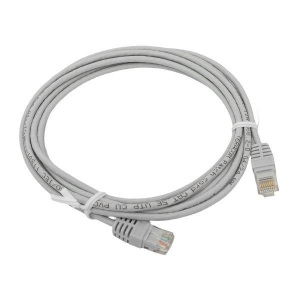патч-корд кат.5e utp неэкранир. pvc 1гбит/с 3м сер. teracom ekf trc-5eutp-pvc-3m-gy от BTSprom.by