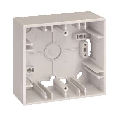 коробка 1 пост оп simon27 86х93х37мм сл. кость 2700751-31 от BTSprom.by