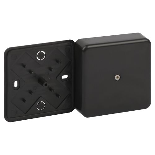  Коробка распаячная 75х75х20мм без клеммы IP40 черн. BS-B-75-75-20 Эра Б0061803 фото в каталоге от BTSprom.by