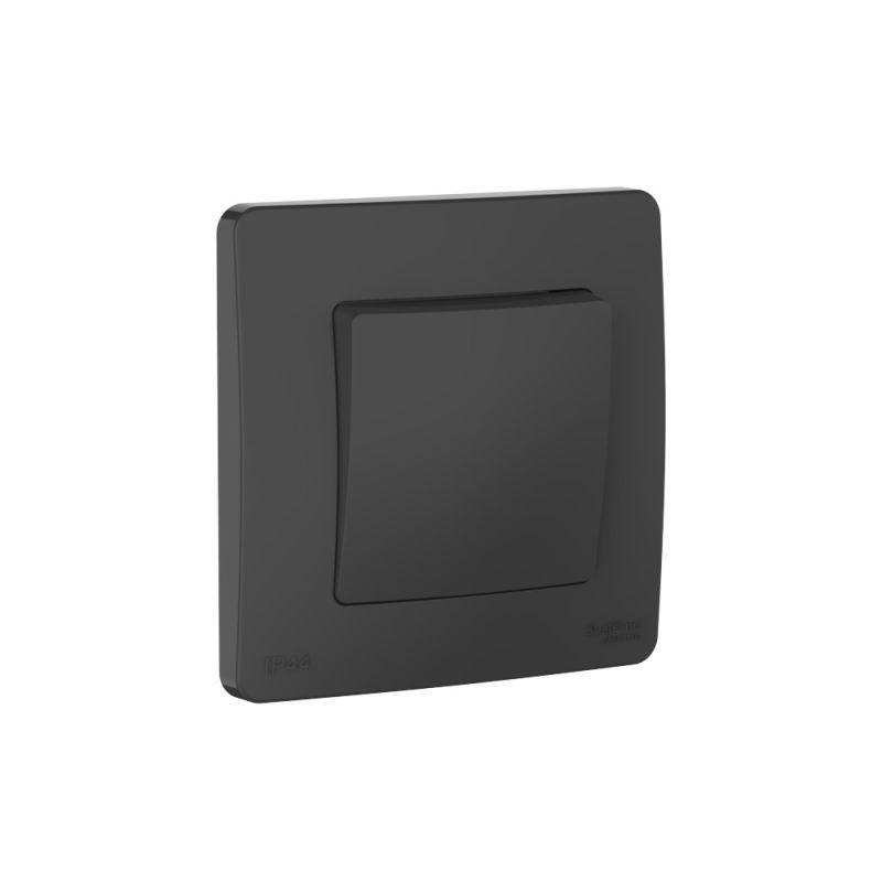 переключатель 1-кл. сп blanca 10а ip44 (сх.6) 250в антрацит se blnvs410606 от BTSprom.by