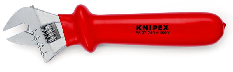 ключ разводной vde 1000в l-260мм диэлектрический knipex kn-9807250 от BTSprom.by