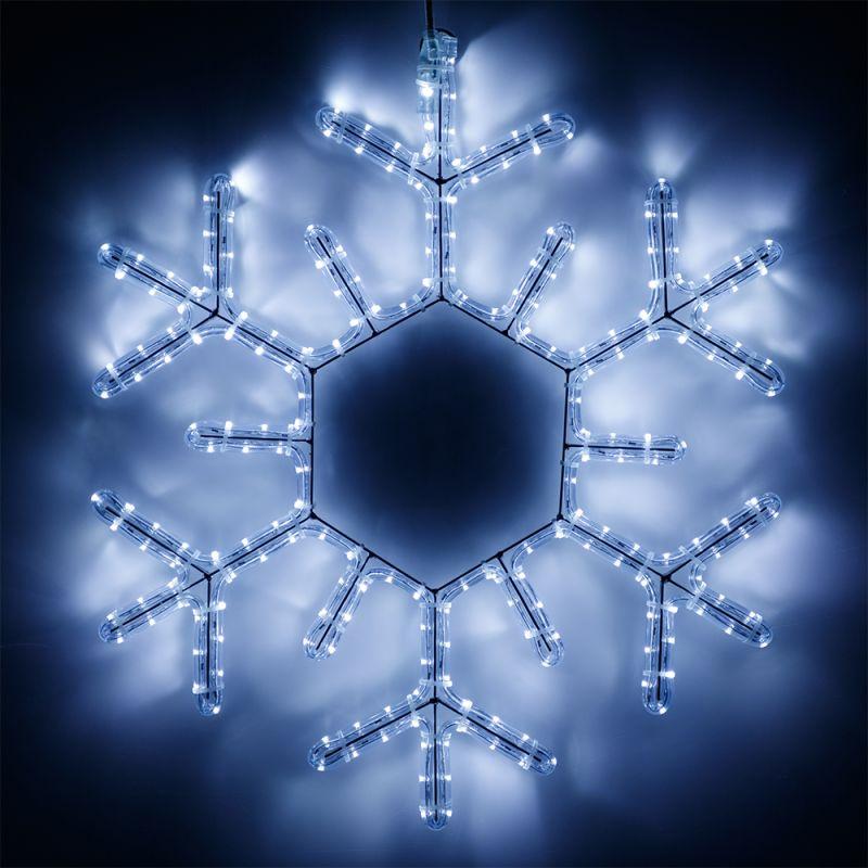 фигура ard-snowflake-m5-600x600-216led white (230в 15вт) (ip65) ardecoled 025308 от BTSprom.by