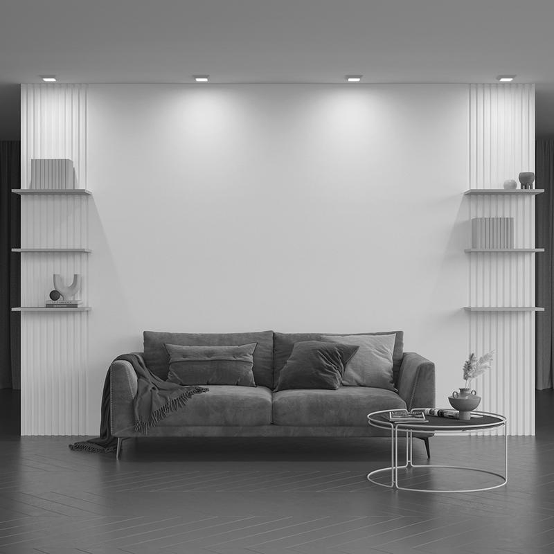  Светильник Gyps Modern 10Вт GU10 встраив. Maytoni DL005-1-01-W-1 фото в каталоге от BTSprom.by