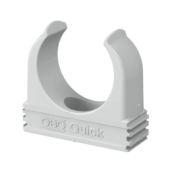 скоба зажимная quick d31.4мм 9255 m32 полипропилен свет. сер. (уп.50шт) obo 2149022 от BTSprom.by