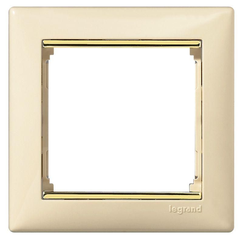 рамка 1-м valena сл. кость/зол. leg 774151 от BTSprom.by