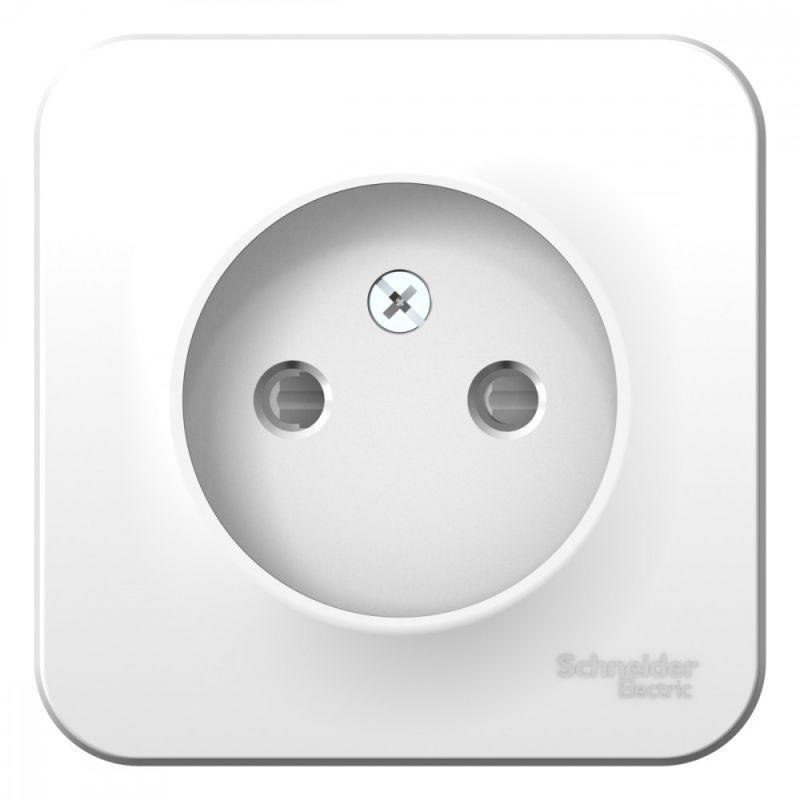 розетка 1-м оп blanca 16а ip20 250в без заземл. защ. шторки с изолир. пластиной бел. se blnra001111 от BTSprom.by