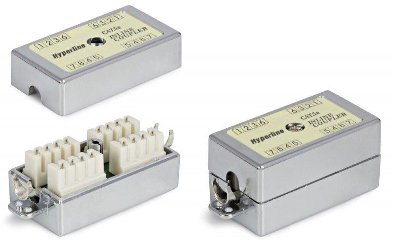 адаптер проходной (coupler) ca-idc-c5e-sh-f-wh dual idc кат.5e экранир. 4 пары hyperline 23534 от BTSprom.by