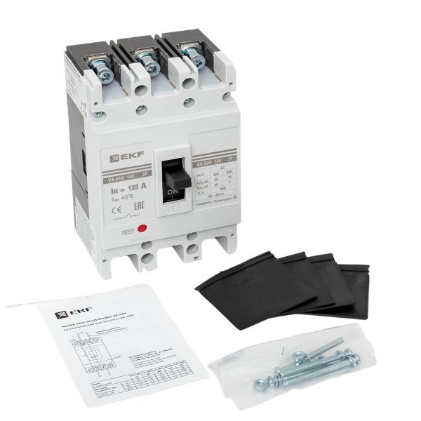  Выключатель автоматический 3п 100/125А 35кА ВА-99М PROxima EKF mccb99-100-125m фото в каталоге от BTSprom.by