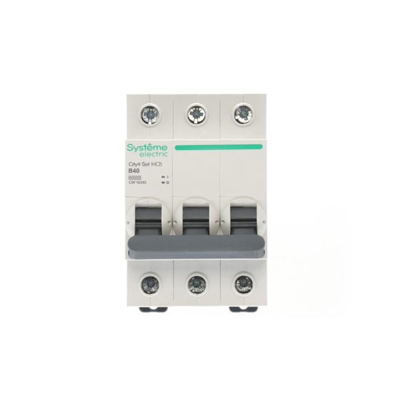 Выключатель автоматический 3п City9 Set (АВ) B 40А 6кА 400В SE C9F16340 фото в каталоге от BTSprom.by