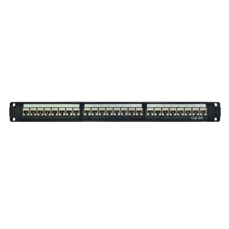 патч-панель модульная 19дюйм 1u cat6a 24 порта rj45 экранир. dkc rn6appf24 от BTSprom.by