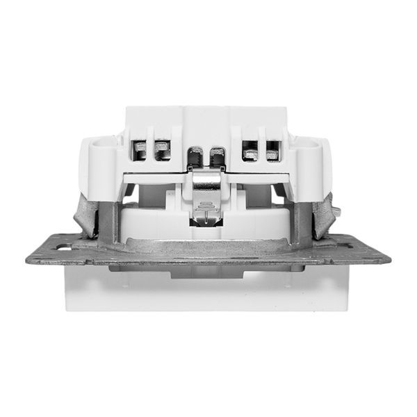  Розетка СП Эпика 16А с заземл. защ. шторки механизм бел. EKF UP1-SOW-111 фото в каталоге от BTSprom.by