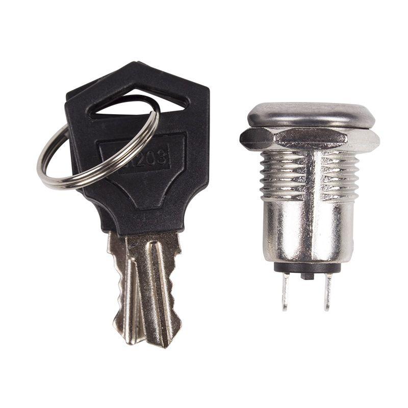  Выключатель ключ d12 250В 0.5А (2с) ON-OFF Rexant 36-4470 фото в каталоге от BTSprom.by