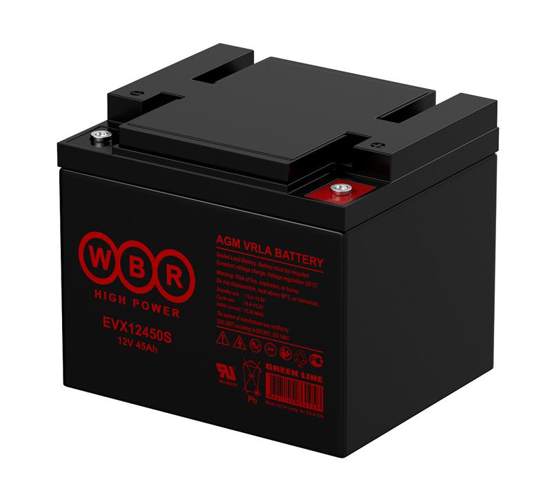 аккумулятор тяговый 12в 45а.ч wbr evx12450s wbr от BTSprom.by