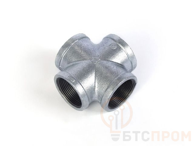 Крестовина 3/4" чугун оцинк., (2 шт. инд. упак.),  AV Engineering AVEC440000034 фото в каталоге от BTSprom.by  Крестовина 3/4" чугун оцинк., (2 шт. инд. упак.),  AV Engineering AVEC440000034 фото в каталоге от BTSprom.by