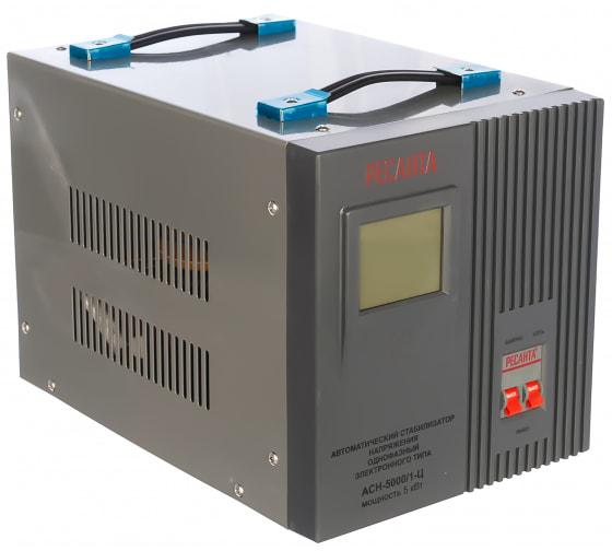  Стабилизатор напряжения АСН-5000/1-Ц 1ф 5кВт IP20 релейный Ресанта 63/6/6 фото в каталоге от BTSprom.by