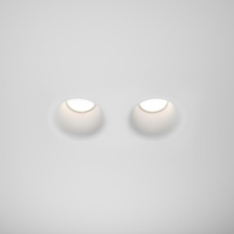  Светильник Gyps Modern GU10 2х10Вт встраив. Maytoni DL002-DW-02-W фото в каталоге от BTSprom.by