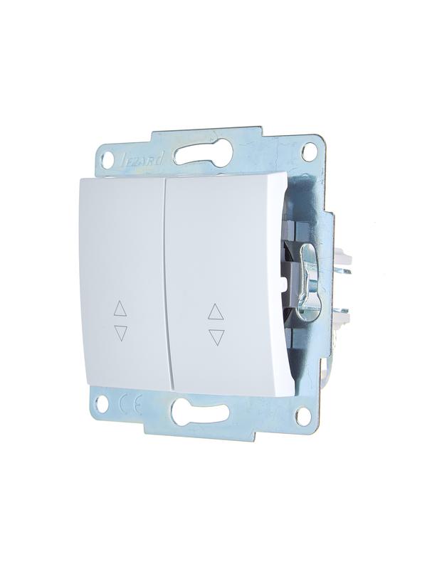  Переключатель проходной 2-кл.СП ASTI 10А IP20 механизм бел. LEZARD 7081-0288-106 фото в каталоге от BTSprom.by