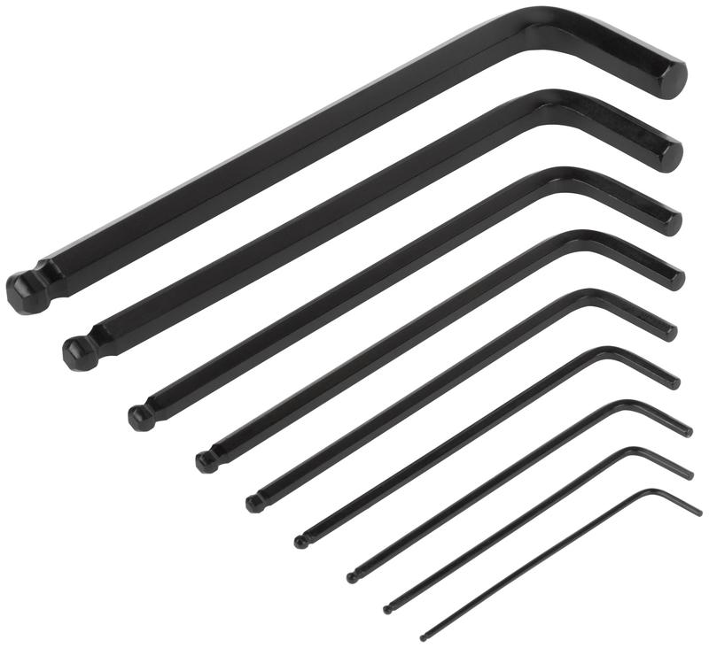  Набор ключей шестигранных средние с шаром (15-10мм) 9шт CrV FIT 64195 фото в каталоге от BTSprom.by