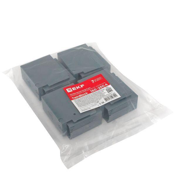  Комплект клеммных крышек (длинные) для рубильников TwinBlock 160-250А (уп.8шт) EKF tb-cvrlong-8-160-250 фото в каталоге от BTSprom.by