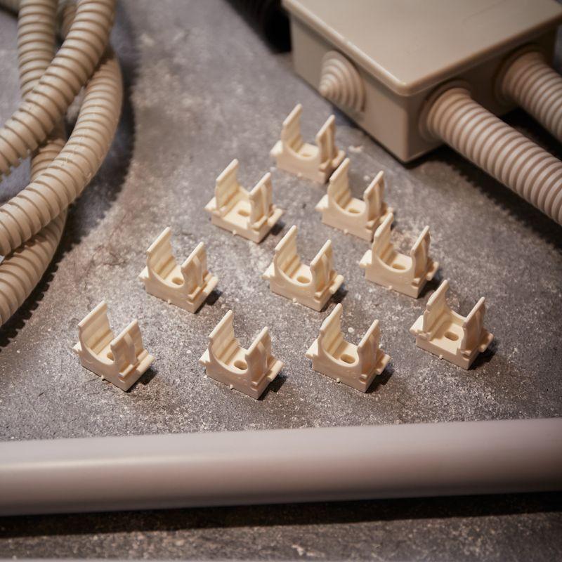  Держатель для труб (клипса) d16мм для монтажн. пистолета бел. Rexant 28-0416-3 фото в каталоге от BTSprom.by