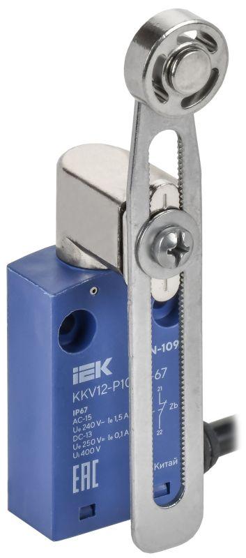 выключатель концевой c6n-109 ip67 регулир. рычаг с метал. роликом iek kkv12-p109-1-67 от BTSprom.by