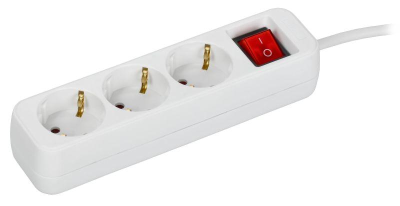 удлинитель 3х1.5м 10а у03к пвс 3х1 бел. uma iek um-yp10-16-03-01-zk-k01 от BTSprom.by