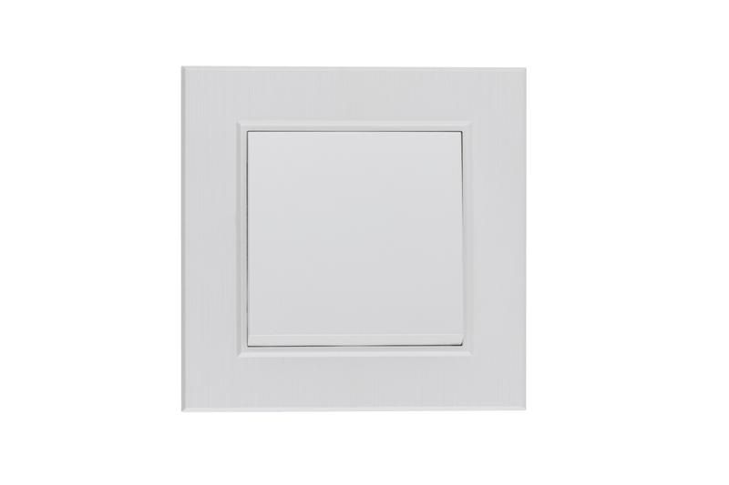 выключатель 1-клав. karea line star жемчуж. makel 86100001 от BTSprom.by