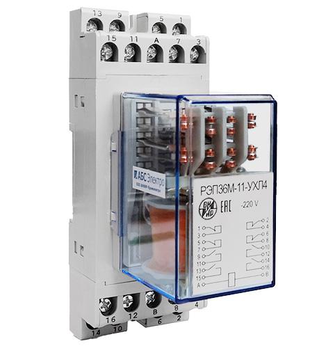 реле промежуточное рэп-36м-21 220в/230в 50гц 6/2 зад. пр. вниир a8120-82694444 от BTSprom.by