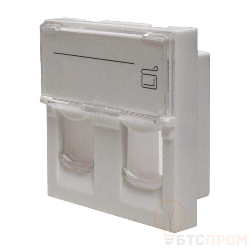 Панель лицевая 2 порта 45х45 Keystone шторки откидное маркиров. окно (DIY) SUPRLAN 10-0302-1 фото в каталоге от BTSprom.by  Панель лицевая 2 порта 45х45 Keystone шторки откидное маркиров. окно (DIY) SUPRLAN 10-0302-1 фото в каталоге от BTSprom.by