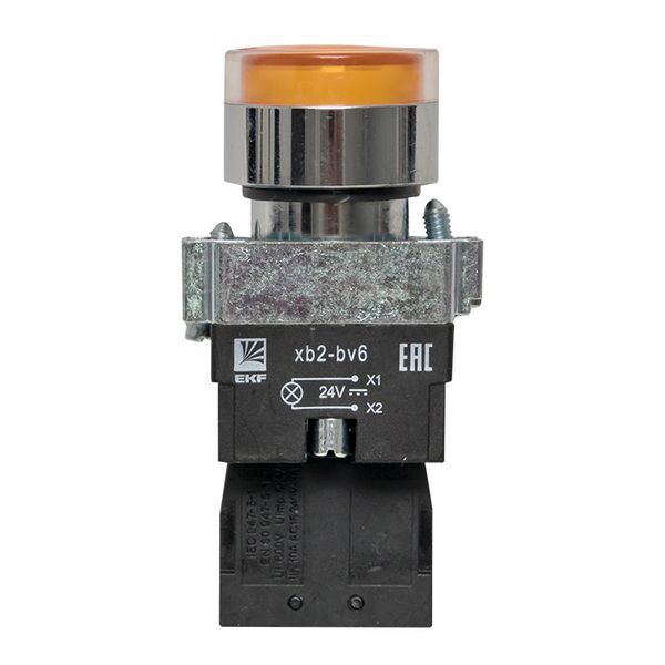  Кнопка BA51 с подсветкой 24В желт. NO PROxima EKF xb2-bw51-24 фото в каталоге от BTSprom.by
