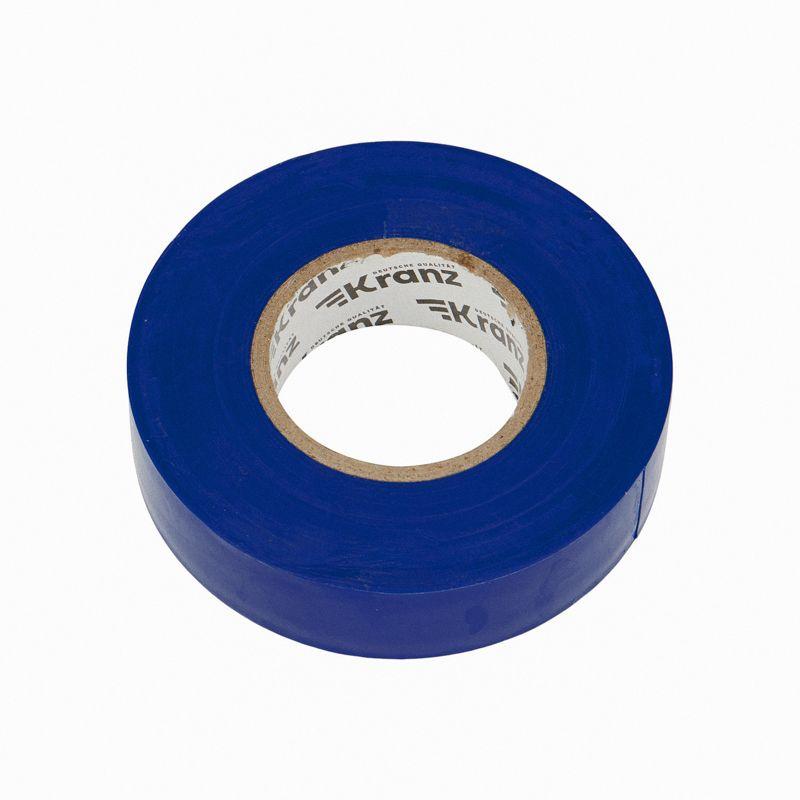  Изолента ПВХ профессиональная 0.18х19мм 20м син. Kranz KR-09-2805 фото в каталоге от BTSprom.by