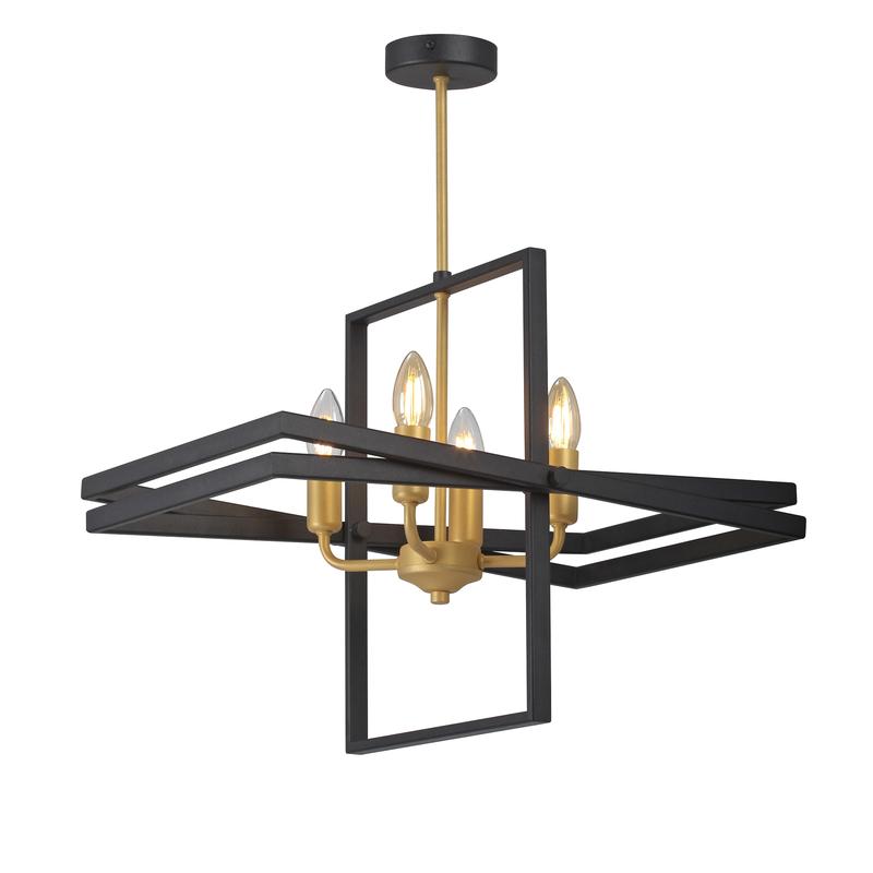 люстра 4xe14 макс. 40вт vitaluce v3004-1/4pl от BTSprom.by