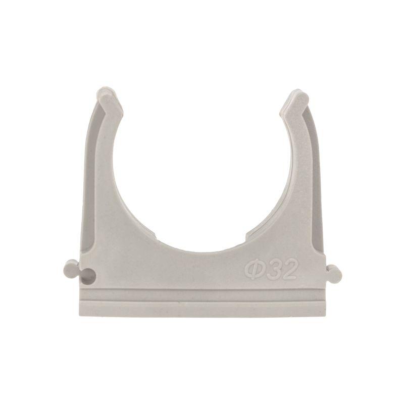  Держатель для труб (клипса) d32мм сер. (уп.10шт) Rexant 28-0132-4 фото в каталоге от BTSprom.by