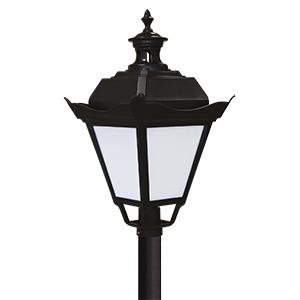 светильник светодиодный ledpark-02-028 (740.d.60.n) 28вт 2200лм 4000к cri>70 ip54 370х370х670мм монтаж на опору с посадочным 60мм leaderlight м0000067545 от BTSprom.by