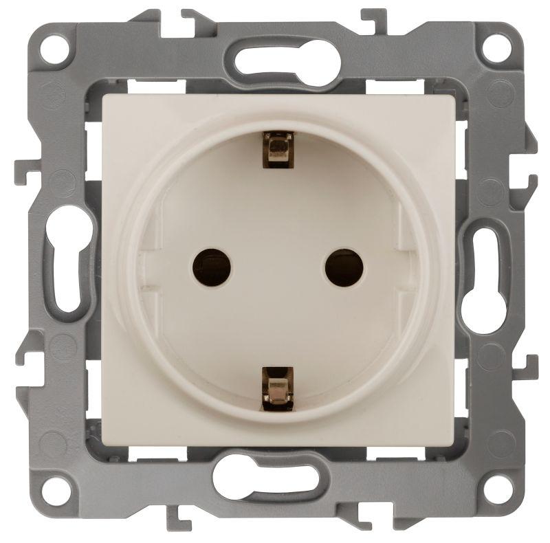 розетка 1-м сп эра12 12-2111-02 16а ip20 16ax 250в 2p+e schuko винт сл. кость эра б0029237 от BTSprom.by