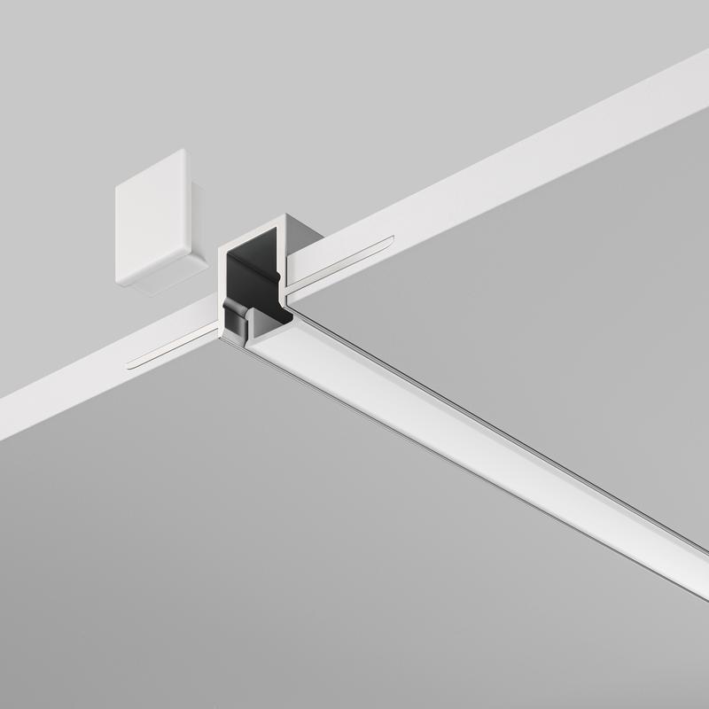  Профиль алюминиевый скрытого монтажа 53х13 Maytoni ALM-5313A-S-2M фото в каталоге от BTSprom.by