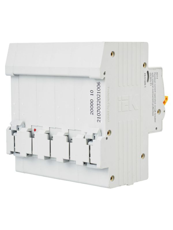  Выключатель автоматический дифференциального тока 4п C 6А 10мА тип AC 4.5кА АД-14 KARAT IEK MAD10-4-006-C-010 фото в каталоге от BTSprom.by